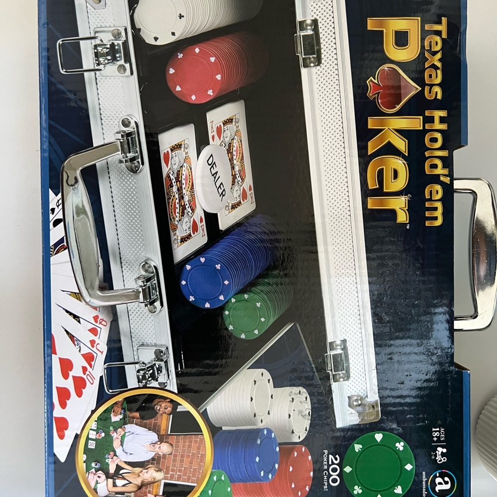 Texas Hold'em Poker Set with Aluminum Case